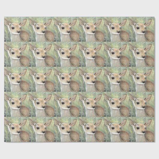 Schattigee Little Fawn Gift Wrap Cadeaupapier (Vlak)