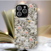 Schattigee Little Ghost Floral 3D-telefoonhoesje Case-Mate iPhone Case