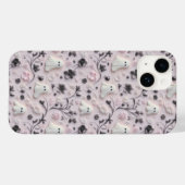 Schattigee Little Ghost Floral 3D-telefoonhoesje Case-Mate iPhone Case (Achterkant (horizontaal))