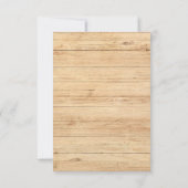 Schattigee Little Gobble Turkije Baby shower Bedankkaart (Achterkant)