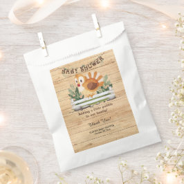 Schattigee Little Gobble Turkije Baby shower Bedankzakje