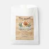 Schattigee Little Gobble Turkije Baby shower Bedankzakje (Voorkant)