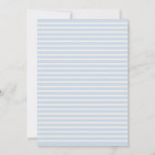 Schattigee Little Lamb Rustic Baby Boy Shower Uitn Kaart (Achterkant)