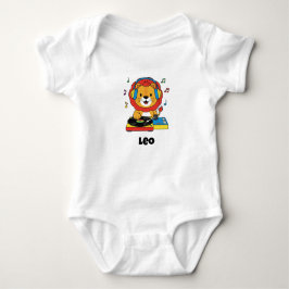 Schattigee Little Lion DJ Muziek | Gepersonaliseer Romper