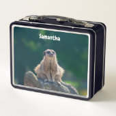 Schattigee Little Meerkat Metal Lunchbox (Achterkant)