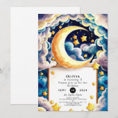 Schattigee Little Moon Verjaardag Kaart (Voorkant / Achterkant)