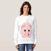 Schattigee Little Pink Piggy Trui (Voorkant volledig)