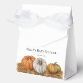 Schattigee Little Pumpkin Herfst Baby shower Bedankdoosjes (Voorkant)