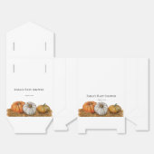 Schattigee Little Pumpkin Herfst Baby shower Bedankdoosjes (Ongevouwen)