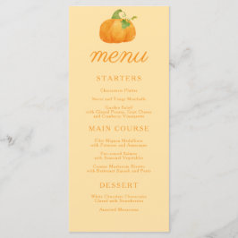 Schattigee Little Pumpkin Herfst Baby shower Menu