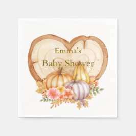 Schattigee Little Pumpkin Herfst Baby shower Servet
