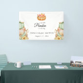 Schattigee Little Pumpkin Herfst Baby shower Spandoek (Beurs)