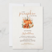 Schattigee Little Pumpkin Herfst Herfst Baby showe Kaart (Voorkant)
