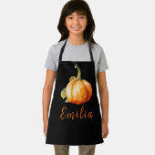 Schattigee Little Pumpkin Kinder naam Schort (Insitu)