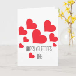 Schattigee Little Red Hearts Cool Chic Valentijnsd Kaart
