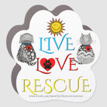 Schattigee Live Love Rescue Dog en Cat