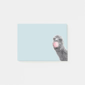 Schattigee Llama Alpaca met Bubble Gum Post-it® Notes (Voorkant)