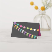 Schattigee Llama Baby shower Cactus Fiesta Party D Plaatskaartje (Achterkant)