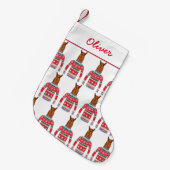 Schattigee Llama Dragen Grappig Lelijk Kerst Sweat Kleine Kerstsok (Voorkant (Hangend))