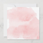 Schattigee Llama Girly Pink gepersonaliseerde verj Kaart (Achterkant)