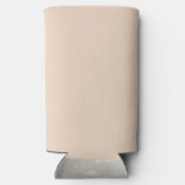 Schattigee Llama met kleurrijke vacht op zijn hoof Seltzer Blikjeskoeler (Achterkant)