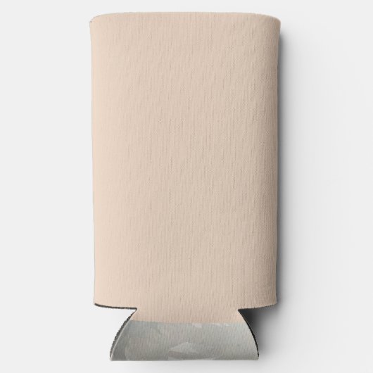 Schattigee Llama met kleurrijke vacht op zijn hoof Seltzer Blikjeskoeler (Achterkant)