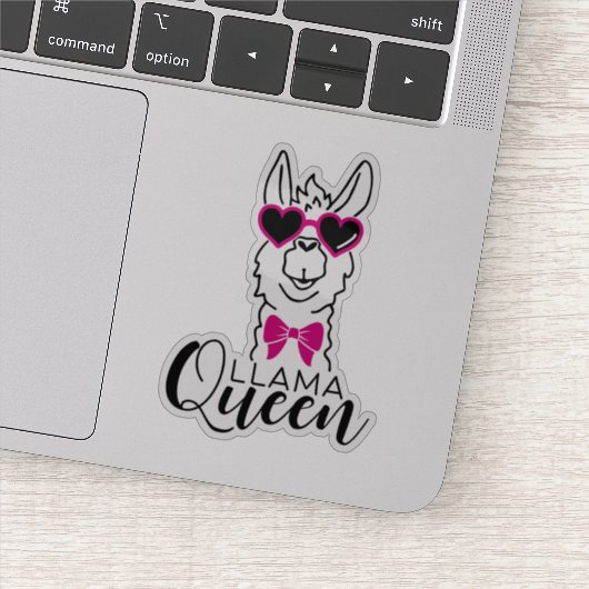 Schattigee Llama Queen Stickers (Detail)