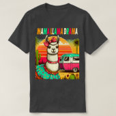 Schattigee Llama Squad Shirt Retro 80s Style Desig (Design voorkant)