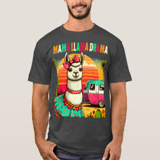 Schattigee Llama Squad Shirt Retro 80s Style Desig