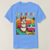 Schattigee Llama Squad Shirt Retro 80s Style Desig (Design voorkant)