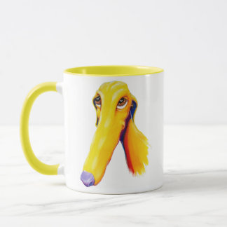Schattigee Long Nose Greyhound Art Mok