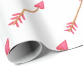 Schattigee Love Arrows-Valentijnsdag Cadeaupapier (Rol Hoek)