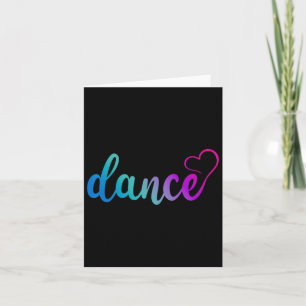 Schattigee Love Dance Stijlvolle Danser Dance Love Kaart