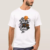 Schattigee "Love You Boo" Halloween Ghost T-shirt (Voorkant)