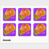 Schattigee Lovebird stickers (Vel)