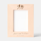 Schattigee Lovebirds in Tree Gegraveerde Lijstjes (Voorkant)