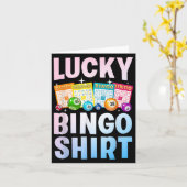 Schattigee Lucky Bingo Art Voor Mannen Vrouwen Spe Kaart (Gele Bloem)