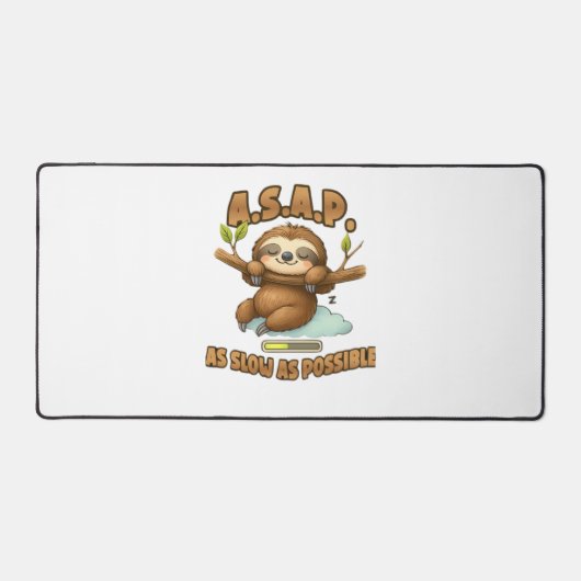 Schattigee luiaard ASAP – zo traag mogelijk Classi Bureaumat (Voorkant)