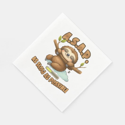 Schattigee luiaard ASAP – zo traag mogelijk Classi Servet (Hoek)