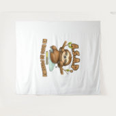 Schattigee luiaard ASAP – zo traag mogelijk Classi Wandkleed (Voorkant (horizontaal))