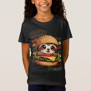 Schattigee Luiaard Burger - Grappig Geluk T-shirt