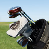 Schattigee luiaard chillin als een pro golfheadcover (Insitu)