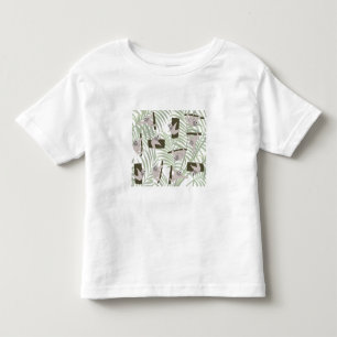 Schattigee luiaard dieren patroon in wild bos kinder shirts