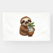 Schattigee luiaard Drink Yerba Mate - Schattige Ka Spandoek (Horizontaal)