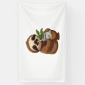 Schattigee luiaard Drink Yerba Mate - Schattige Ka Spandoek (Verticaal)