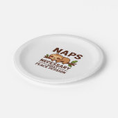 Schattigee luiaard dutjes - noodzakelijke volwasse papieren bordje (Gekanteld)