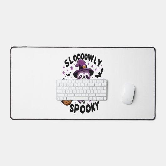 Schattigee Luiaard Happy Halloween (2) Bureaumat (Keyboard & Muis)