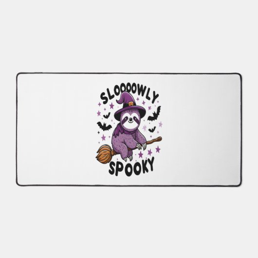 Schattigee Luiaard Happy Halloween (2) Bureaumat (Voorkant)