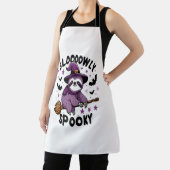 Schattigee Luiaard Happy Halloween (2) Schort (Insitu)