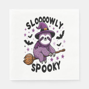 Schattigee Luiaard Happy Halloween (2) Servet